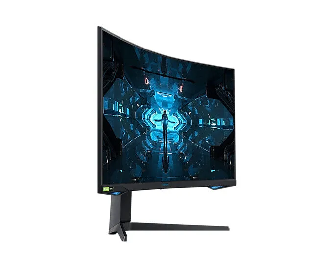 Samsung Odyssey LC32G75TQSPXXU 31.5" WQHD Curved Gaming Monitor - 240Hz, 1ms, VA, G-Sync Compatible, AMD FreeSync Premium Pro, Height Adjustable, Black