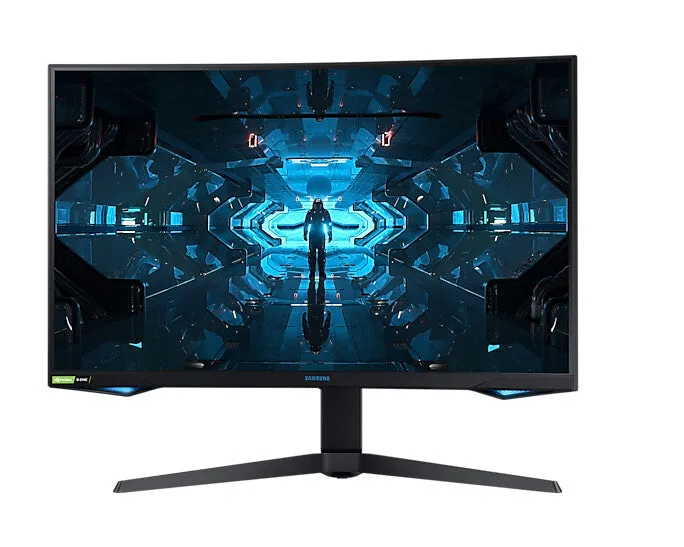 Samsung Odyssey LC32G75TQSPXXU 31.5" WQHD Curved Gaming Monitor - 240Hz, 1ms, VA, G-Sync Compatible, AMD FreeSync Premium Pro, Height Adjustable, Black