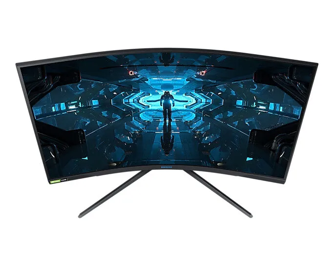 Samsung Odyssey LC32G75TQSPXXU 31.5" WQHD Curved Gaming Monitor - 240Hz, 1ms, VA, G-Sync Compatible, AMD FreeSync Premium Pro, Height Adjustable, Black