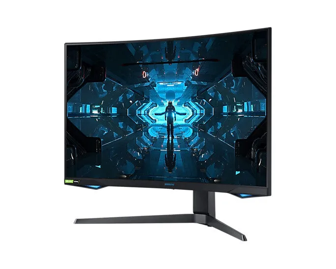 Samsung Odyssey LC32G75TQSPXXU 31.5" WQHD Curved Gaming Monitor - 240Hz, 1ms, VA, G-Sync Compatible, AMD FreeSync Premium Pro, Height Adjustable, Black