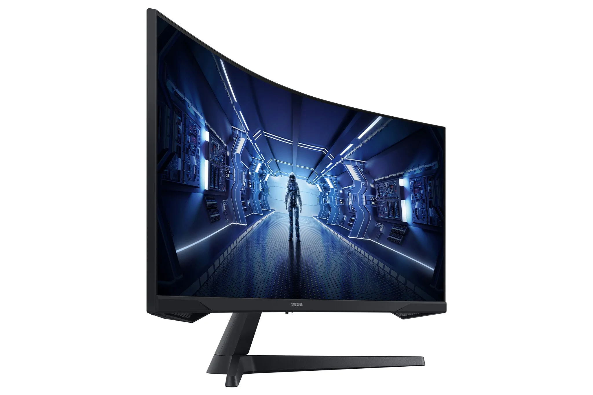 Samsung Odyssey LC34G55TWWPXXU 34" UltraWide Quad HD Curved Gaming Monitor - 165Hz, 1ms, VA, AMD FreeSync, Black