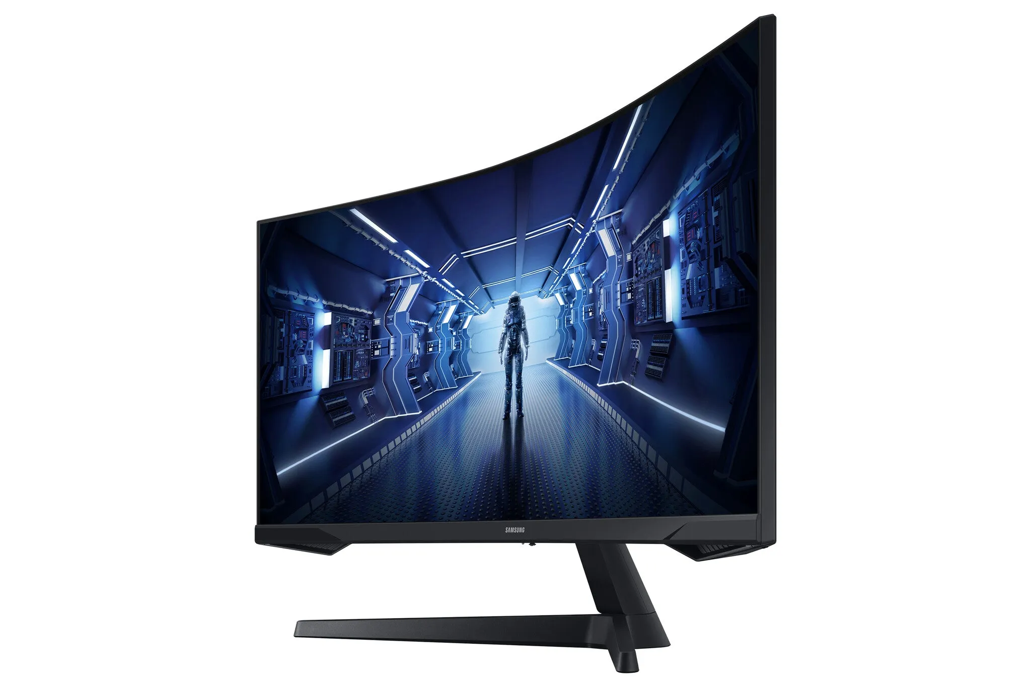 Samsung Odyssey LC34G55TWWPXXU 34" UltraWide Quad HD Curved Gaming Monitor - 165Hz, 1ms, VA, AMD FreeSync, Black