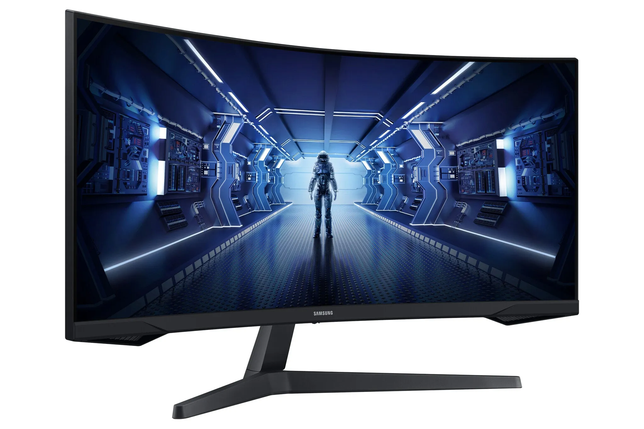 Samsung Odyssey LC34G55TWWPXXU 34" UltraWide Quad HD Curved Gaming Monitor - 165Hz, 1ms, VA, AMD FreeSync, Black