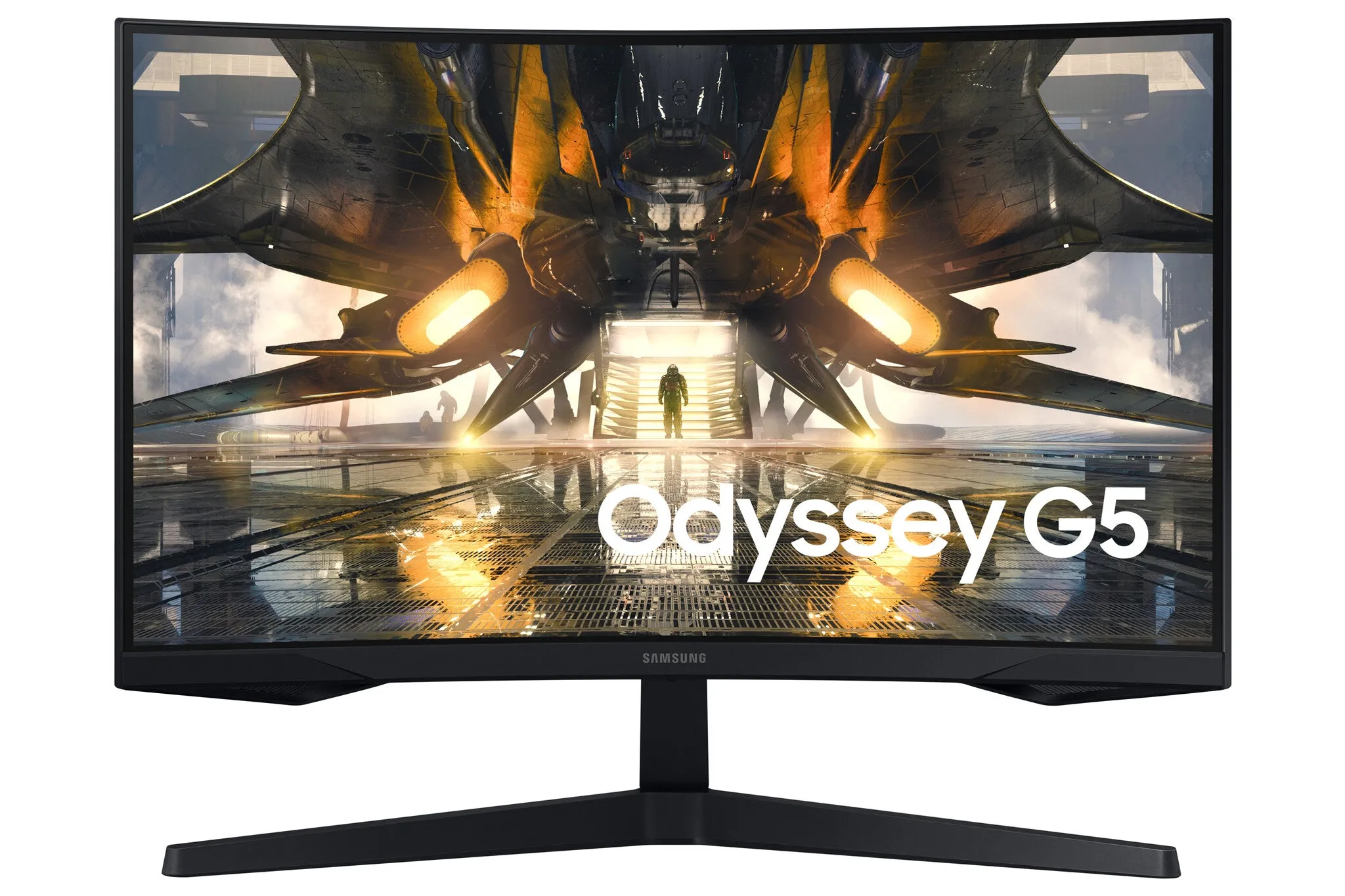 Samsung Odyssey LS27AG550EPXXU 27" Quad HD Curved Gaming Monitor - 165Hz, 1ms, VA, AMD FreeSync, Black