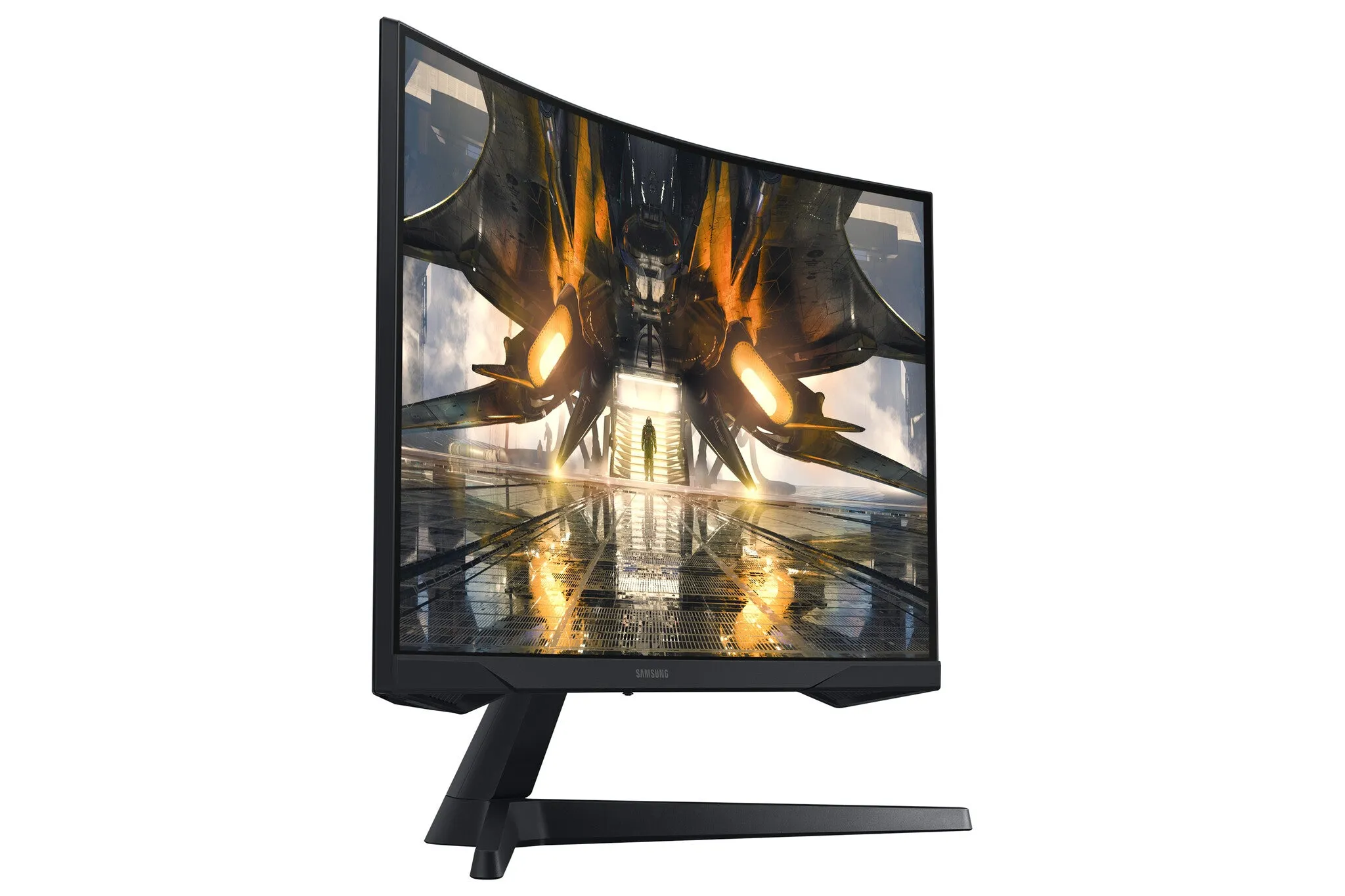 Samsung Odyssey LS27AG550EPXXU 27" Quad HD Curved Gaming Monitor - 165Hz, 1ms, VA, AMD FreeSync, Black