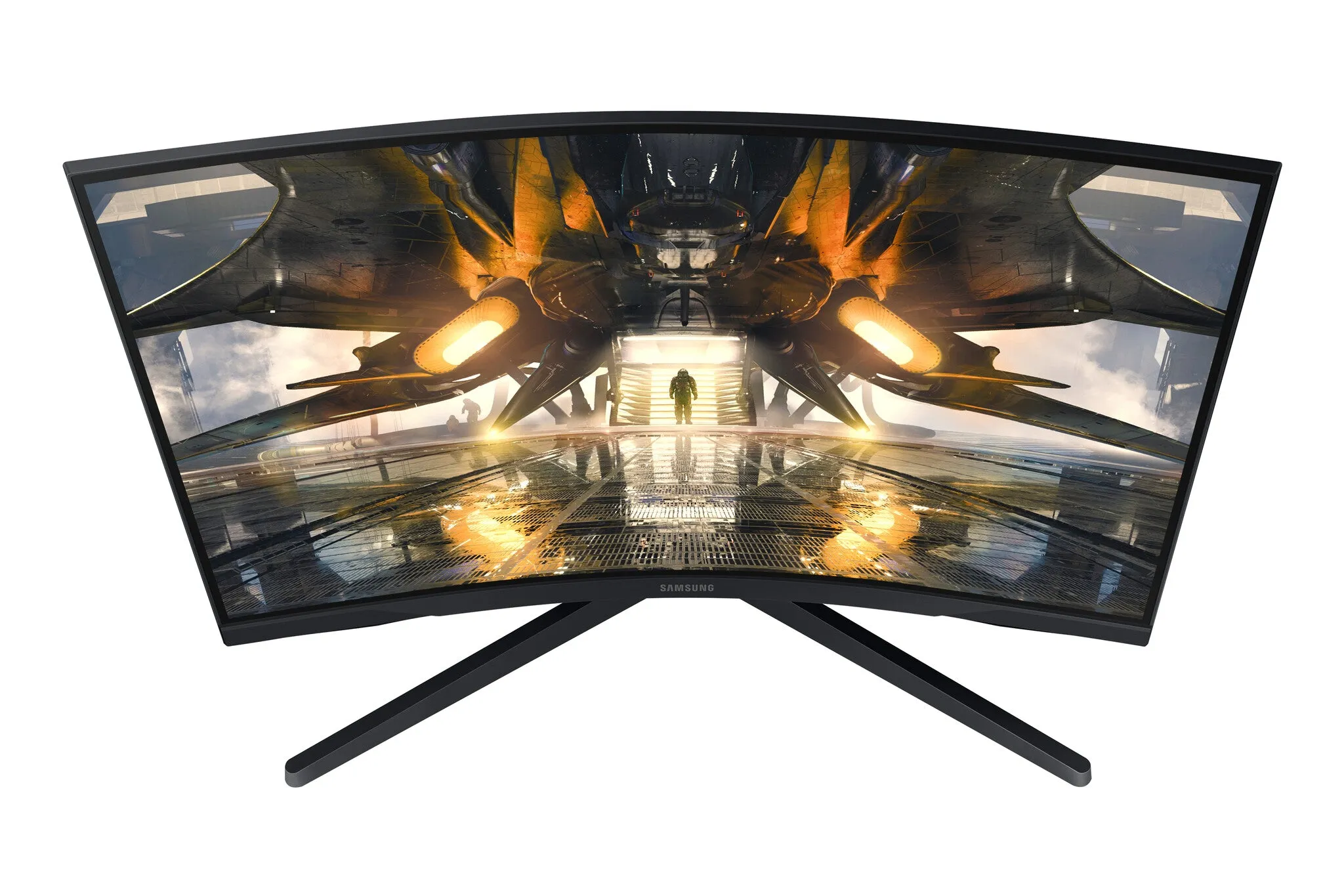 Samsung Odyssey LS27AG550EPXXU 27" Quad HD Curved Gaming Monitor - 165Hz, 1ms, VA, AMD FreeSync, Black