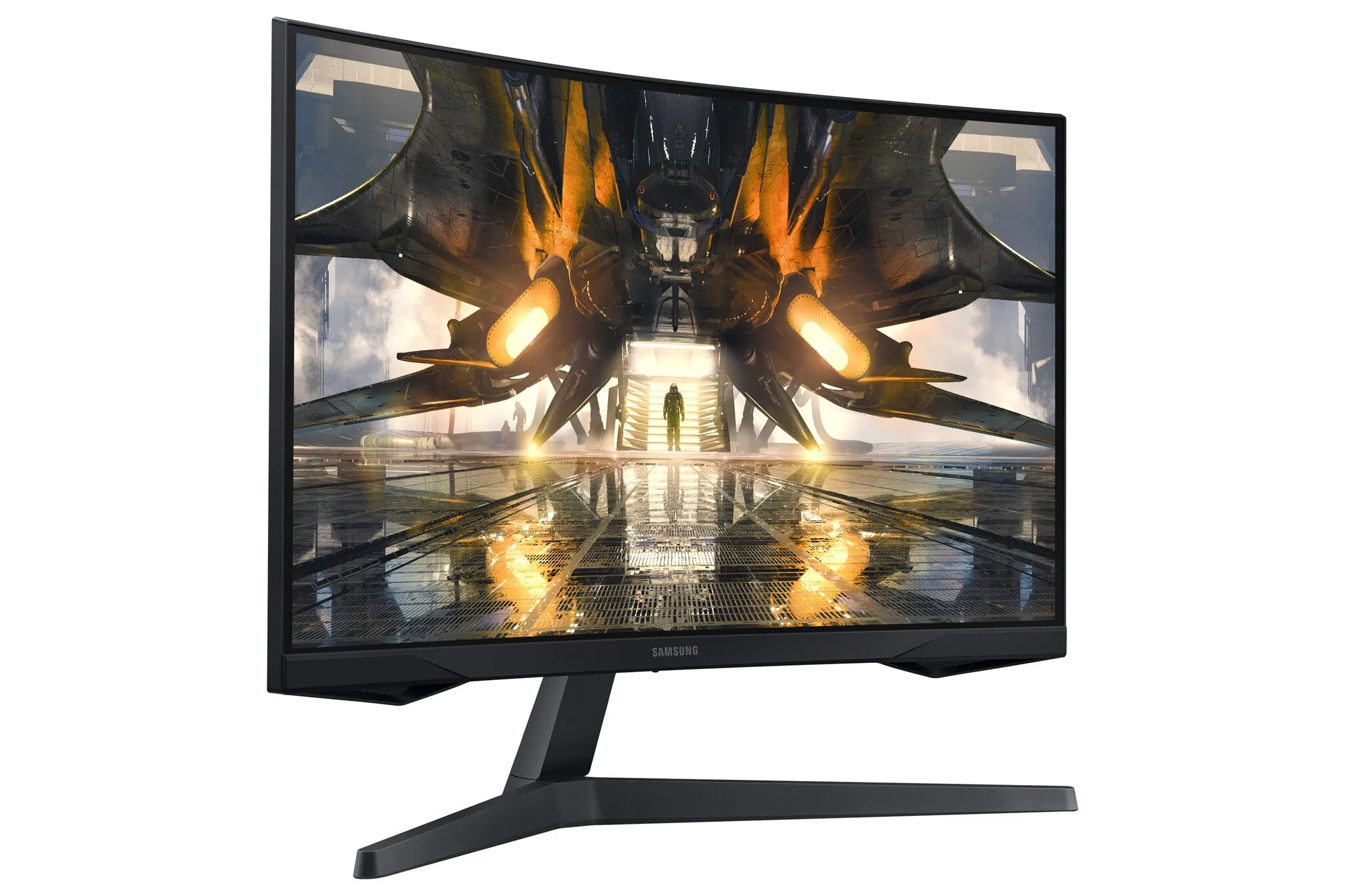 Samsung Odyssey LS27AG550EPXXU 27" Quad HD Curved Gaming Monitor - 165Hz, 1ms, VA, AMD FreeSync, Black