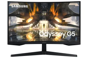 Samsung Odyssey LS27AG550EPXXU 27" Quad HD Curved Gaming Monitor - 165Hz, 1ms, VA, AMD FreeSync, Black
