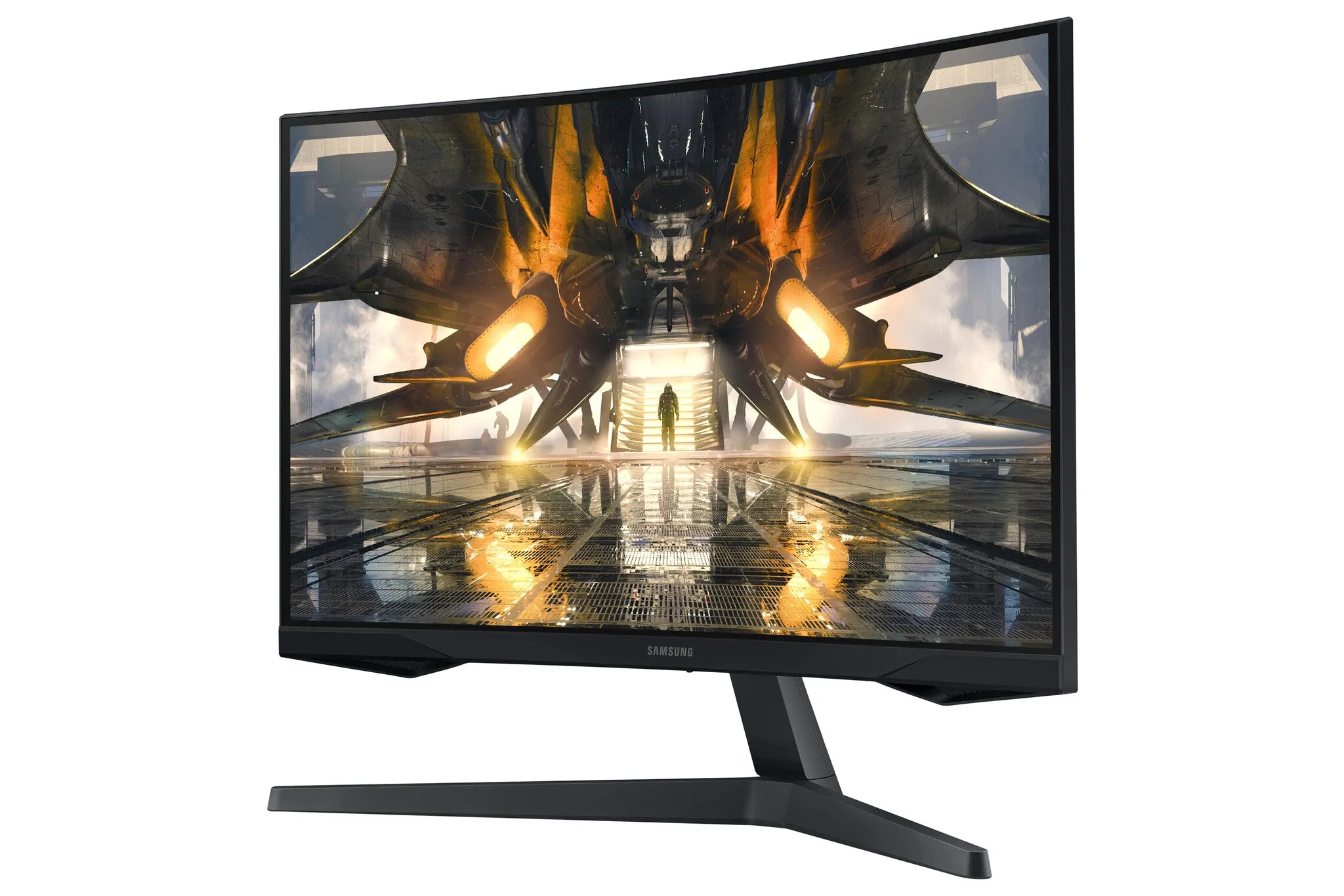 Samsung Odyssey LS27AG550EPXXU 27" Quad HD Curved Gaming Monitor - 165Hz, 1ms, VA, AMD FreeSync, Black