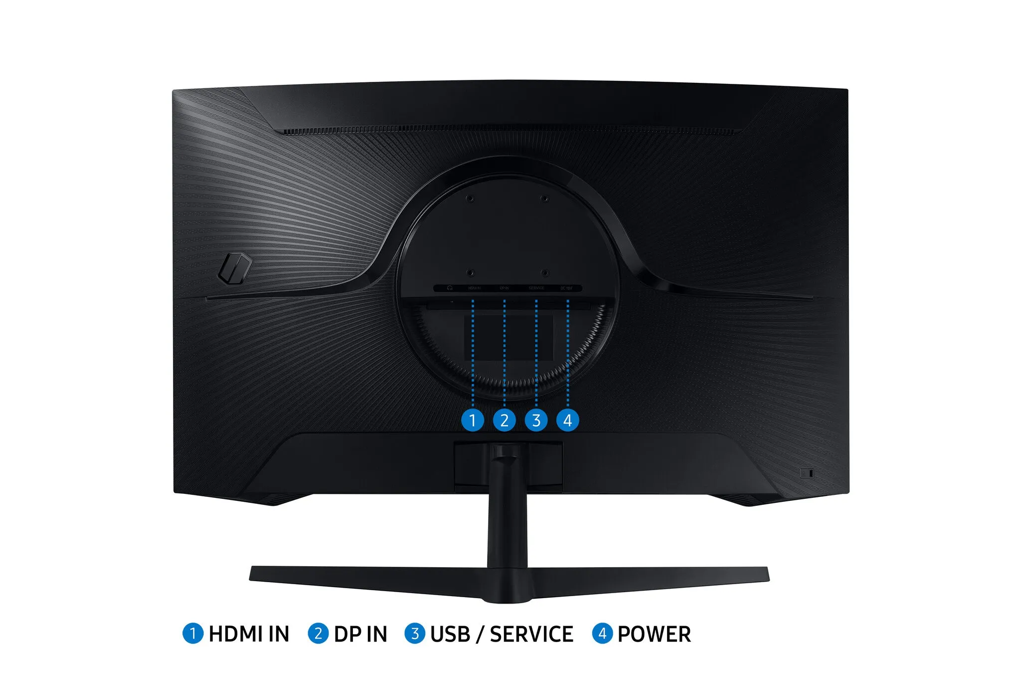 Samsung Odyssey LS32AG550EPXXU 32" Quad HD Curved Gaming Monitor - 165Hz, 1ms, VA, AMD FreeSync Premium, Black
