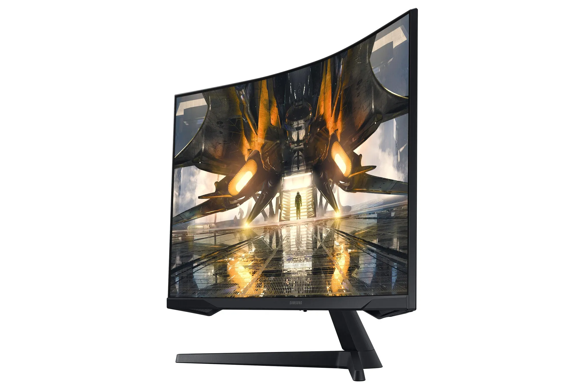 Samsung Odyssey LS32AG550EPXXU 32" Quad HD Curved Gaming Monitor - 165Hz, 1ms, VA, AMD FreeSync Premium, Black