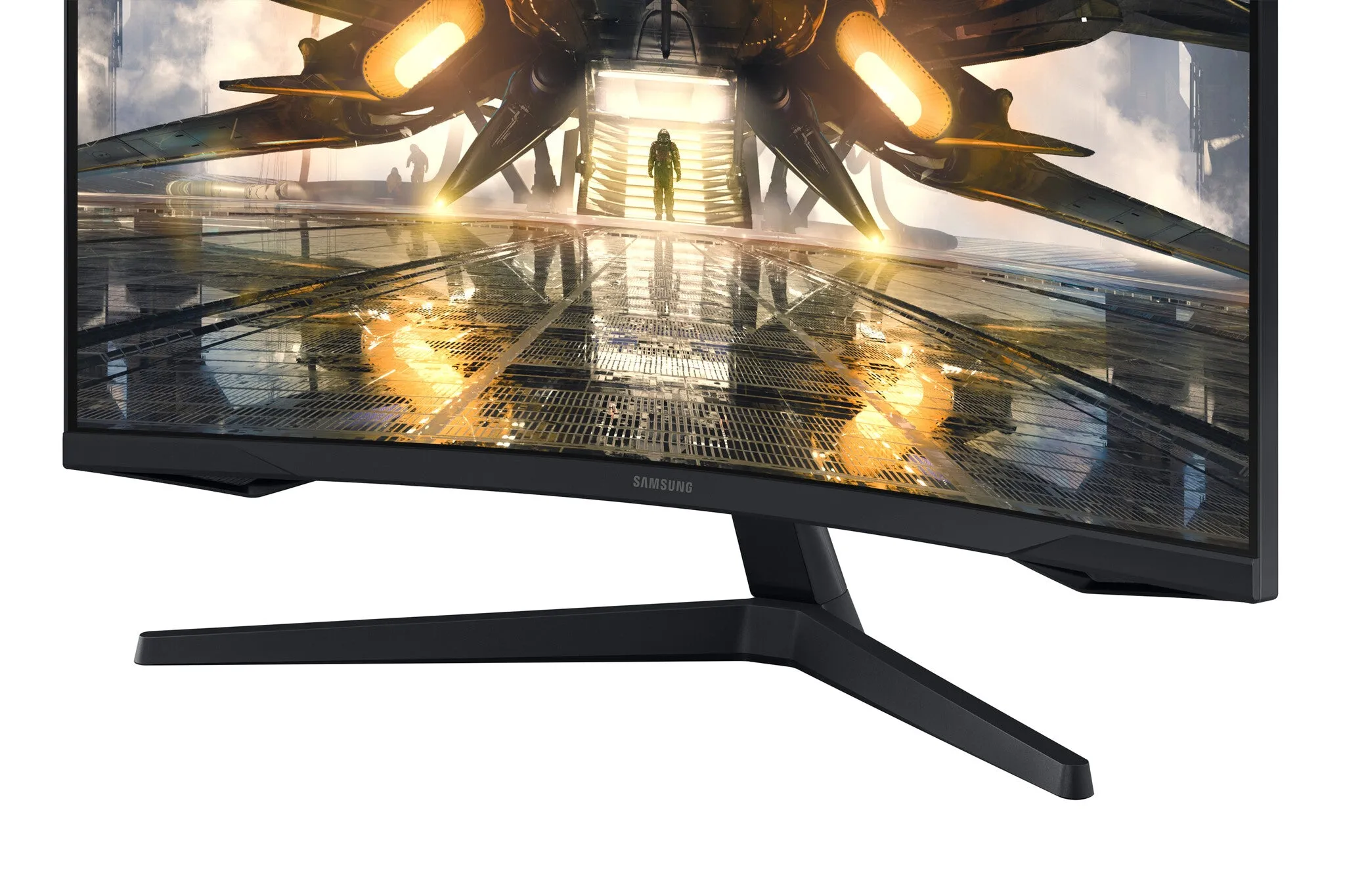 Samsung Odyssey LS32AG550EPXXU 32" Quad HD Curved Gaming Monitor - 165Hz, 1ms, VA, AMD FreeSync Premium, Black