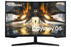 Samsung Odyssey LS32AG550EPXXU 32" Quad HD Curved Gaming Monitor - 165Hz, 1ms, VA, AMD FreeSync Premium, Black