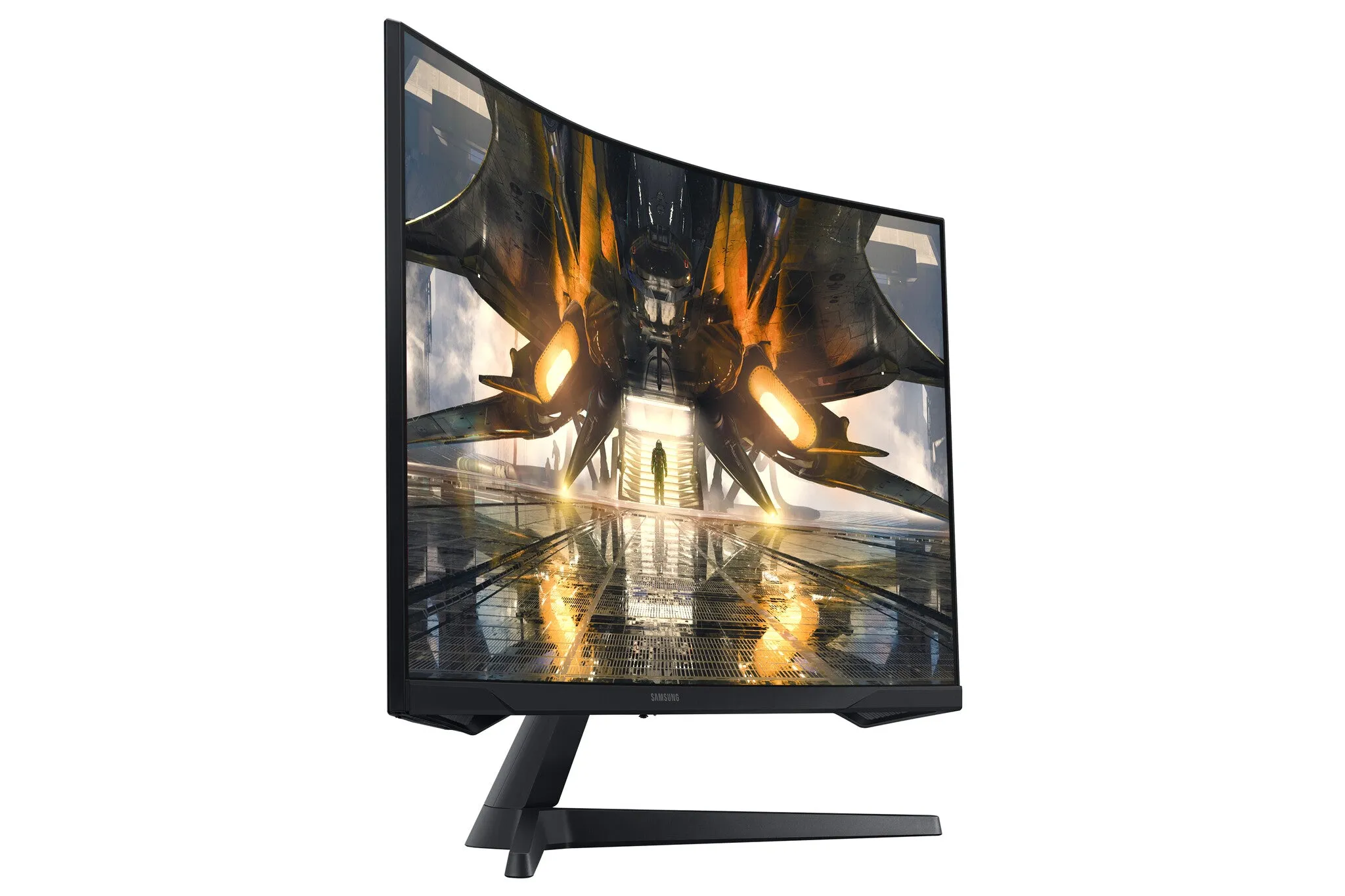 Samsung Odyssey LS32AG550EPXXU 32" Quad HD Curved Gaming Monitor - 165Hz, 1ms, VA, AMD FreeSync Premium, Black