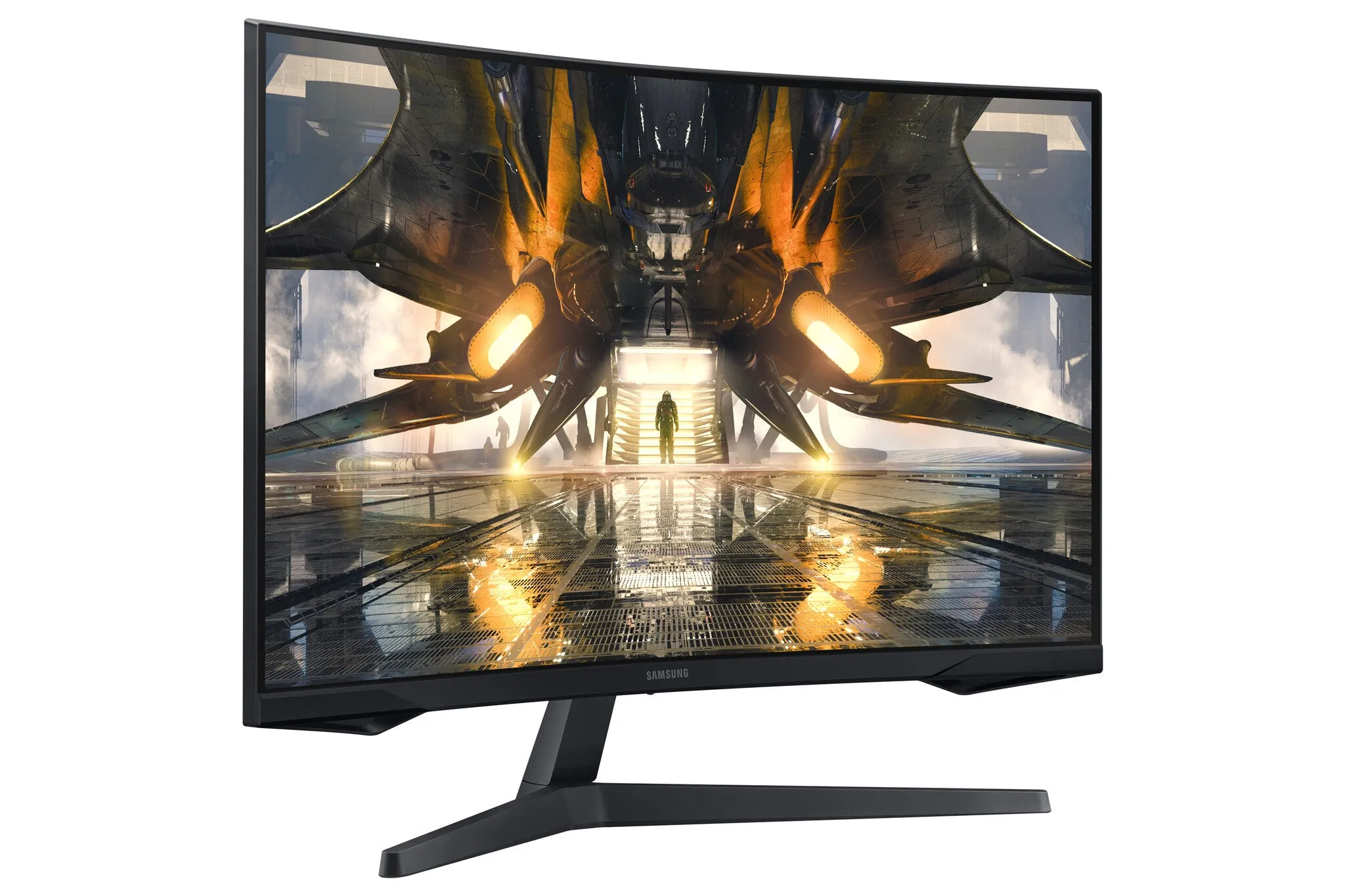 Samsung Odyssey LS32AG550EPXXU 32" Quad HD Curved Gaming Monitor - 165Hz, 1ms, VA, AMD FreeSync Premium, Black