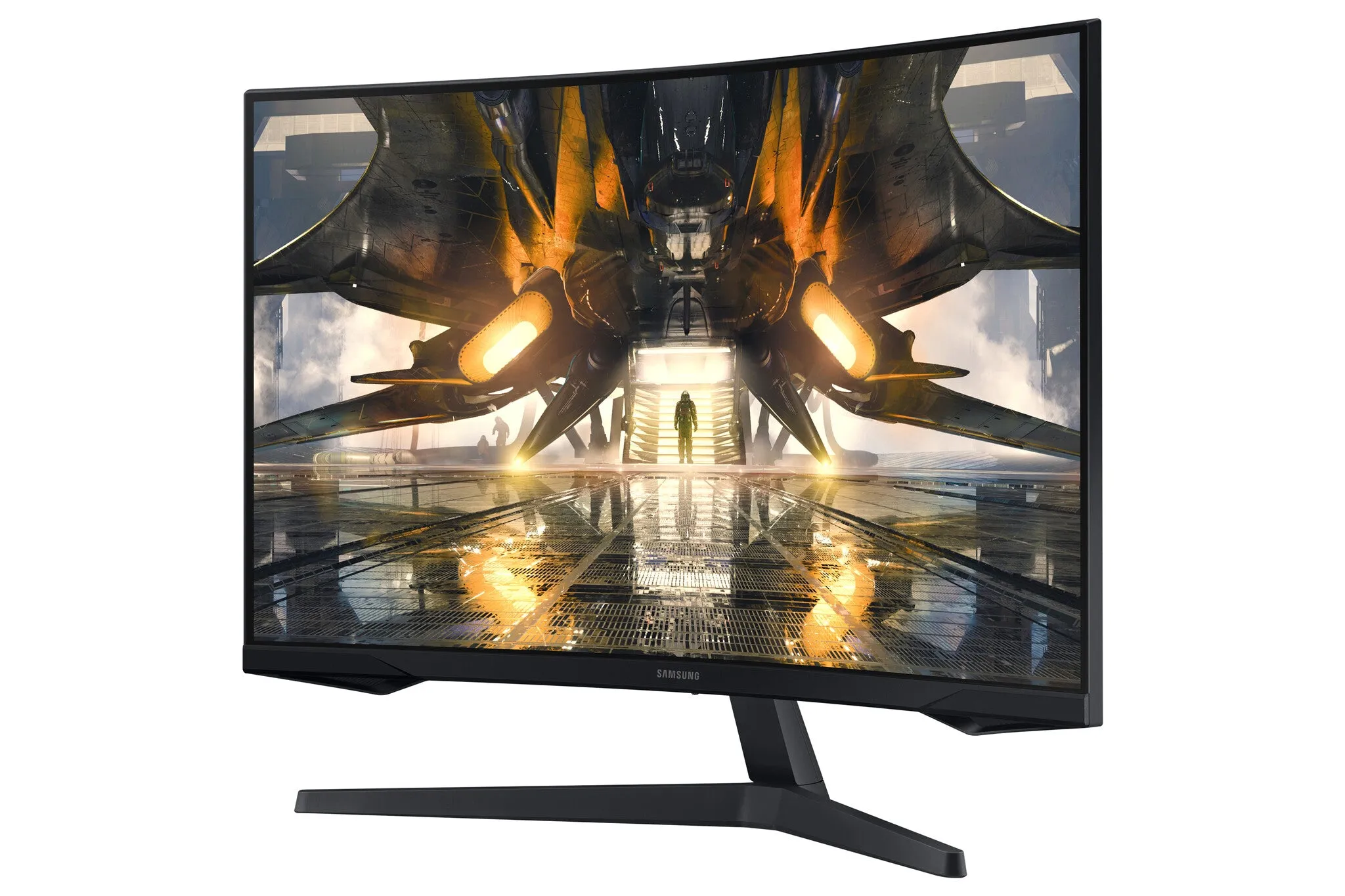 Samsung Odyssey LS32AG550EPXXU 32" Quad HD Curved Gaming Monitor - 165Hz, 1ms, VA, AMD FreeSync Premium, Black