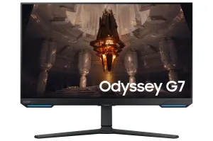 Samsung Odyssey LS32BG700EU 32" 4K Ultra HD Gaming Monitor - 144Hz, 1ms, IPS, G-Sync Compatible, Height Adjustable, Speakers, Black