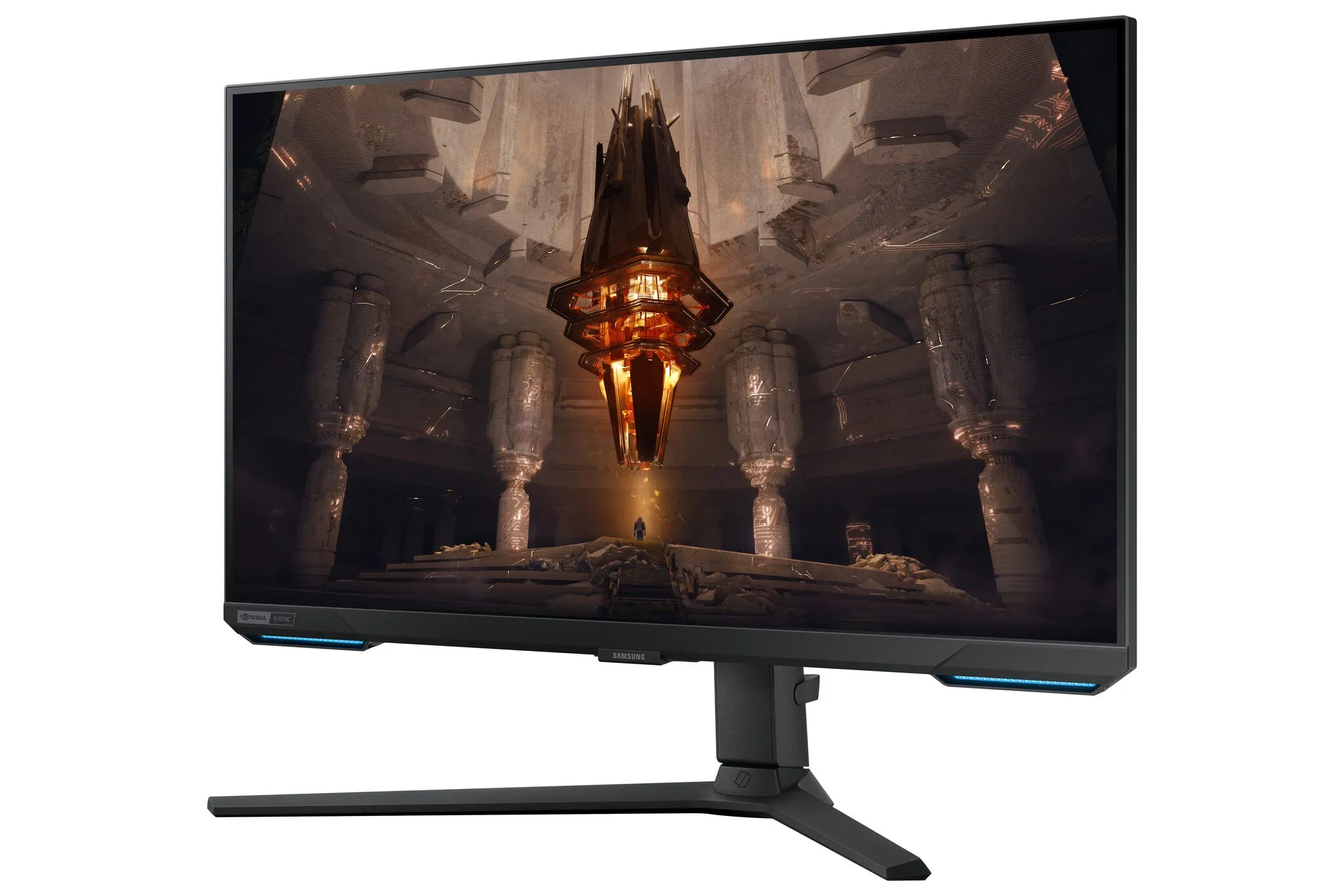 Samsung Odyssey LS32BG700EU 32" 4K Ultra HD Gaming Monitor - 144Hz, 1ms, IPS, G-Sync Compatible, Height Adjustable, Speakers, Black