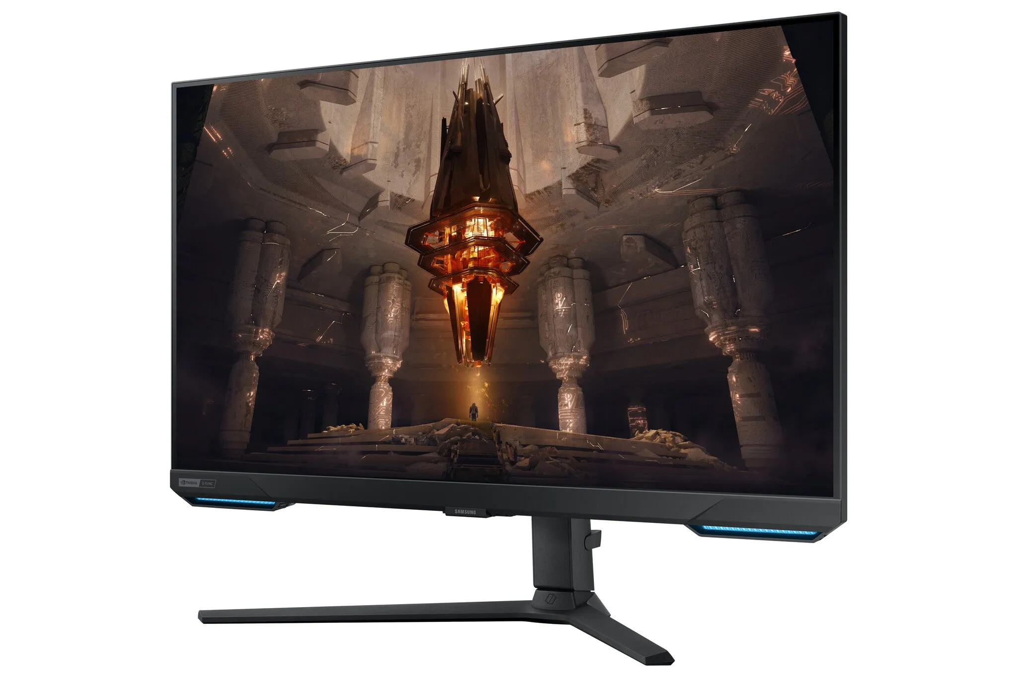 Samsung Odyssey LS32BG700EU 32" 4K Ultra HD Gaming Monitor - 144Hz, 1ms, IPS, G-Sync Compatible, Height Adjustable, Speakers, Black
