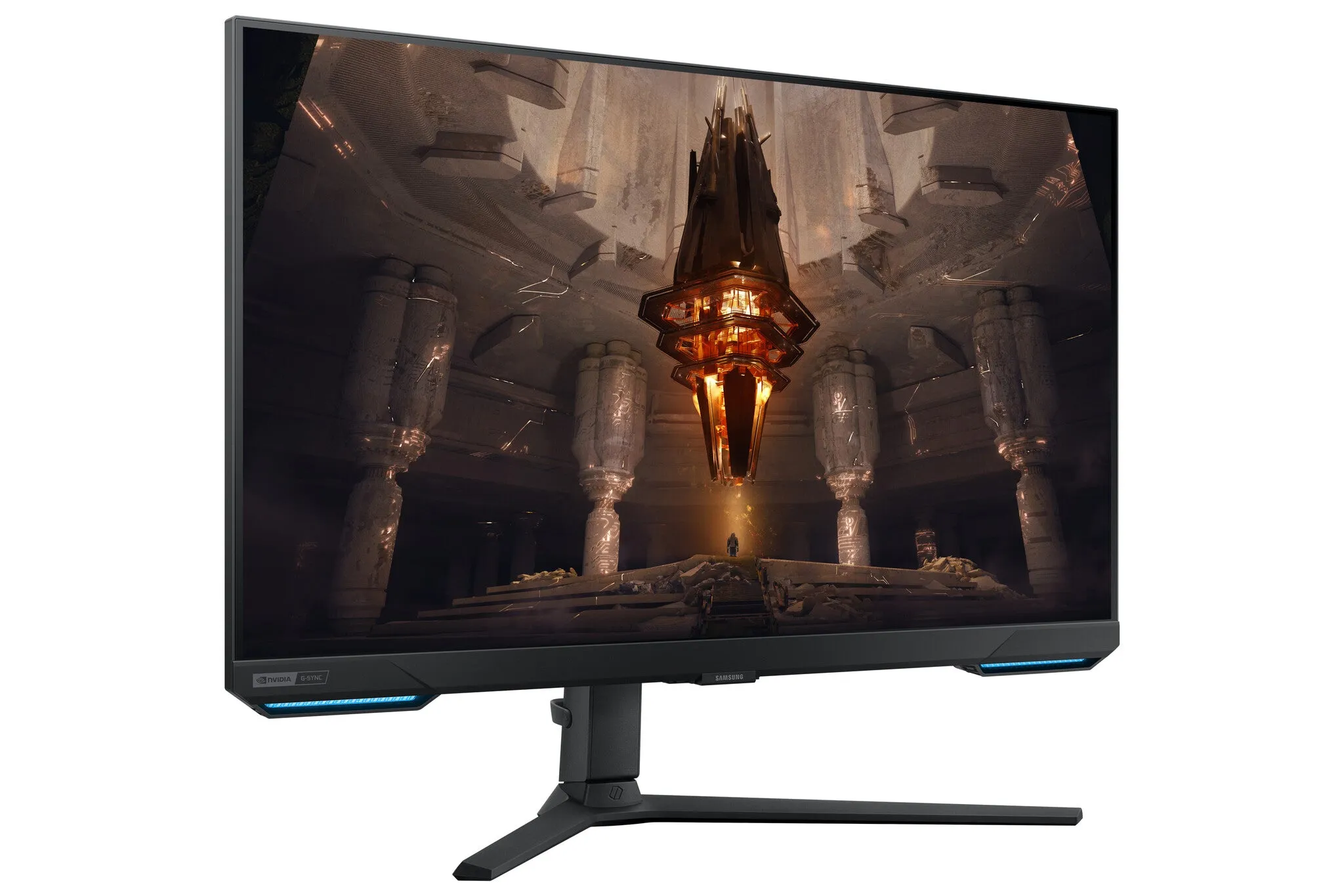 Samsung Odyssey LS32BG700EU 32" 4K Ultra HD Gaming Monitor - 144Hz, 1ms, IPS, G-Sync Compatible, Height Adjustable, Speakers, Black