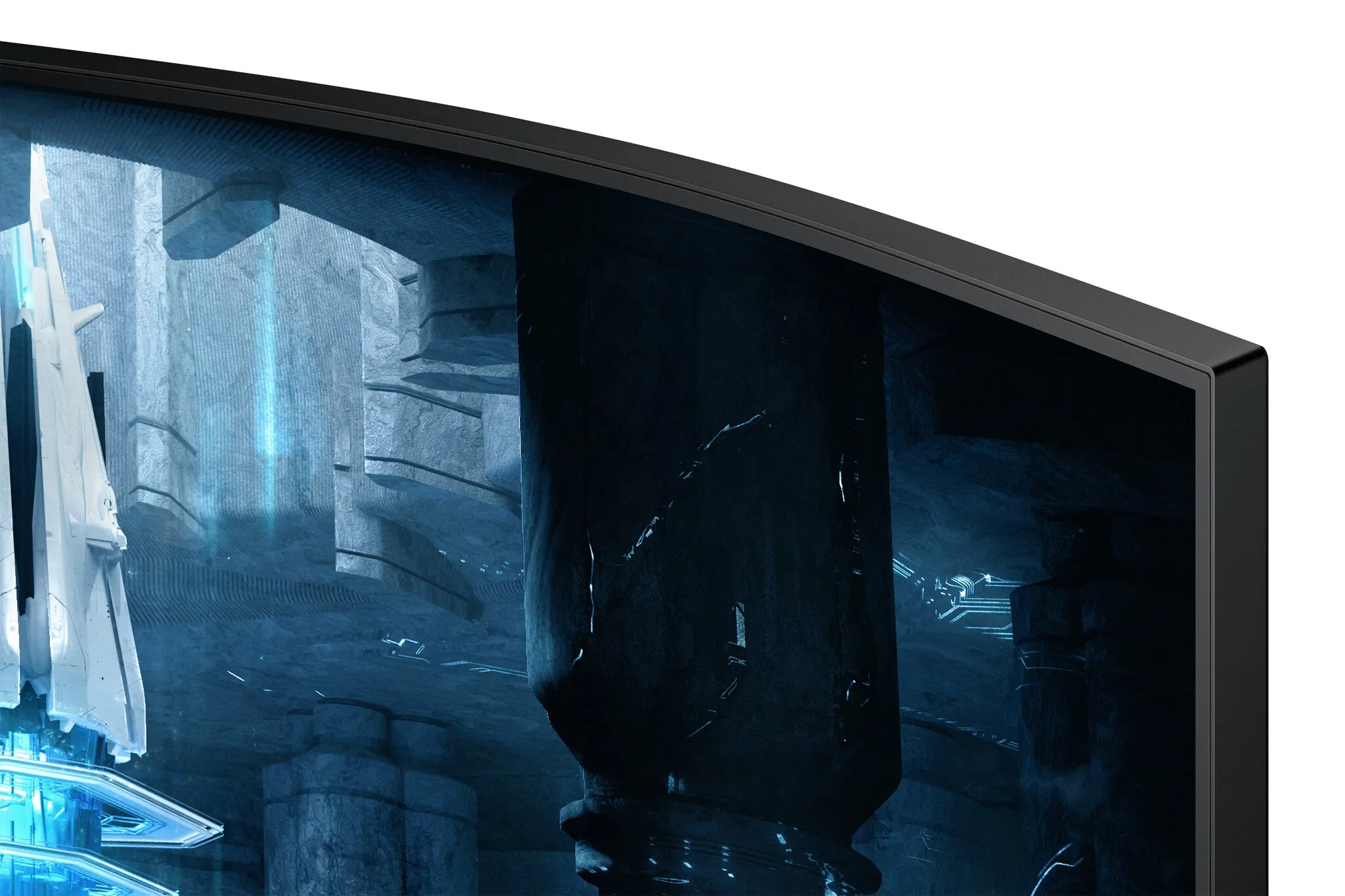 Samsung Odyssey Neo G8 LS32BG850NUXXU 32" 4K Ultra HD Curved Gaming Monitor - 240Hz, 1ms, VA, AMD FreeSync Premium Pro, Height Adjustable, Speakers, Black and White