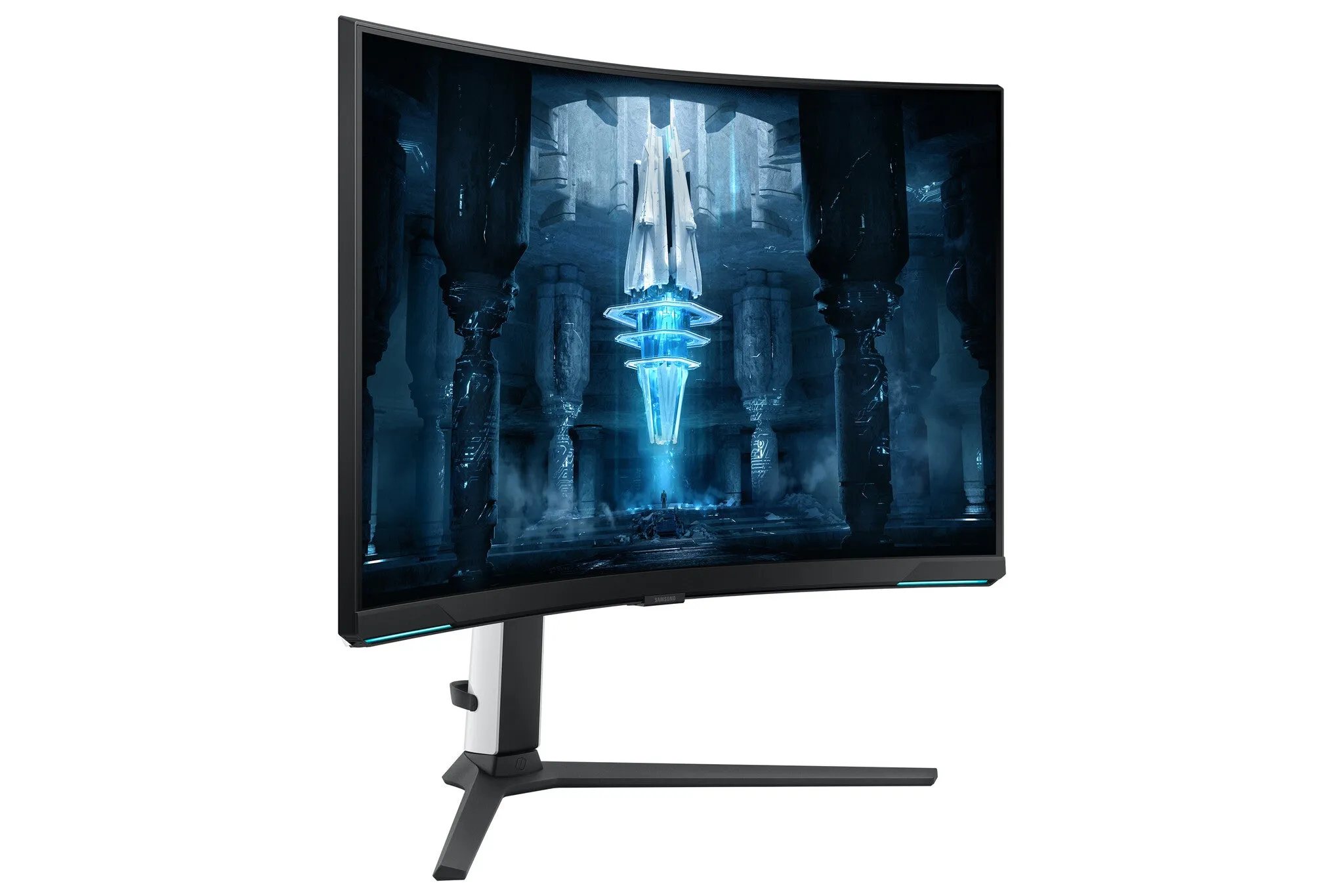 Samsung Odyssey Neo G8 LS32BG850NUXXU 32" 4K Ultra HD Curved Gaming Monitor - 240Hz, 1ms, VA, AMD FreeSync Premium Pro, Height Adjustable, Speakers, Black and White