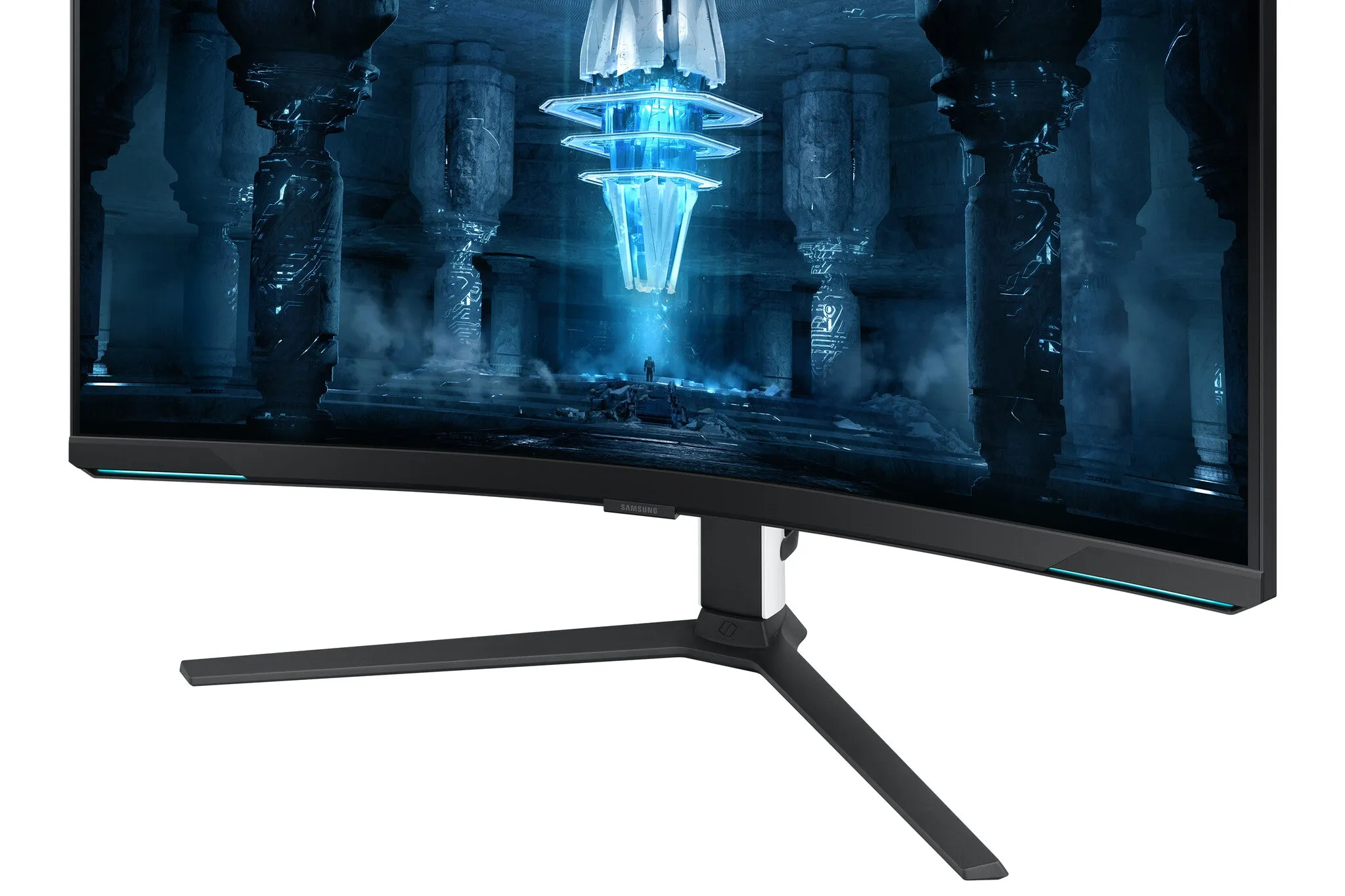 Samsung Odyssey Neo G8 LS32BG850NUXXU 32" 4K Ultra HD Curved Gaming Monitor - 240Hz, 1ms, VA, AMD FreeSync Premium Pro, Height Adjustable, Speakers, Black and White
