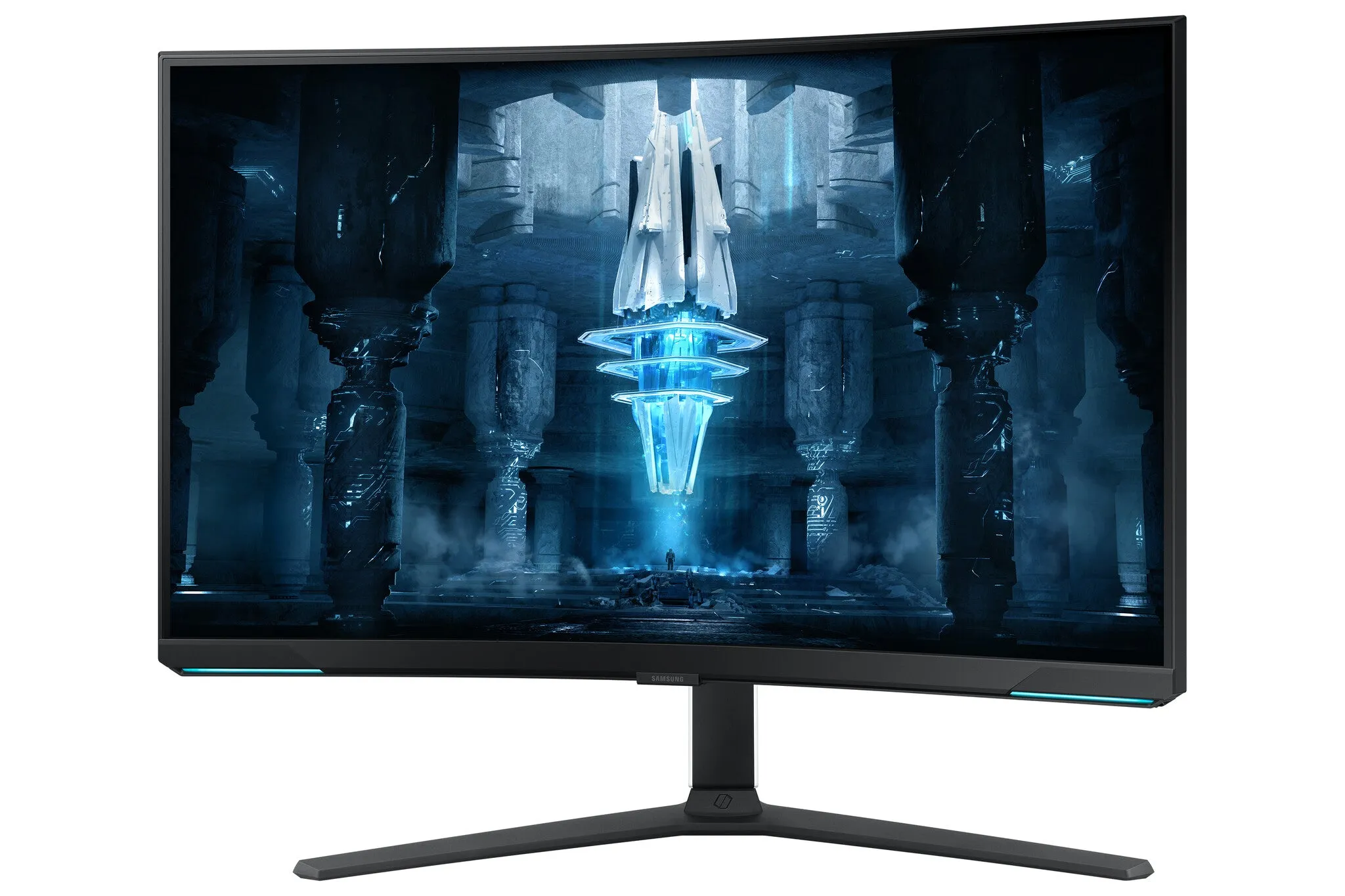 Samsung Odyssey Neo G8 LS32BG850NUXXU 32" 4K Ultra HD Curved Gaming Monitor - 240Hz, 1ms, VA, AMD FreeSync Premium Pro, Height Adjustable, Speakers, Black and White