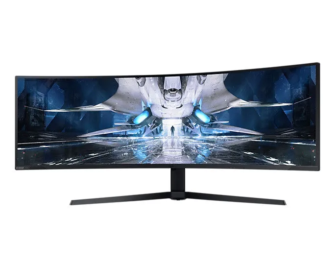 Samsung Odyssey Neo G9 LS49AG950NU 49" 5K Ultra HD Curved Gaming Monitor - 240Hz, 1ms, VA, NVIDIA G-Sync, AMD FreeSync Premium Pro, Height Adjustable, Black