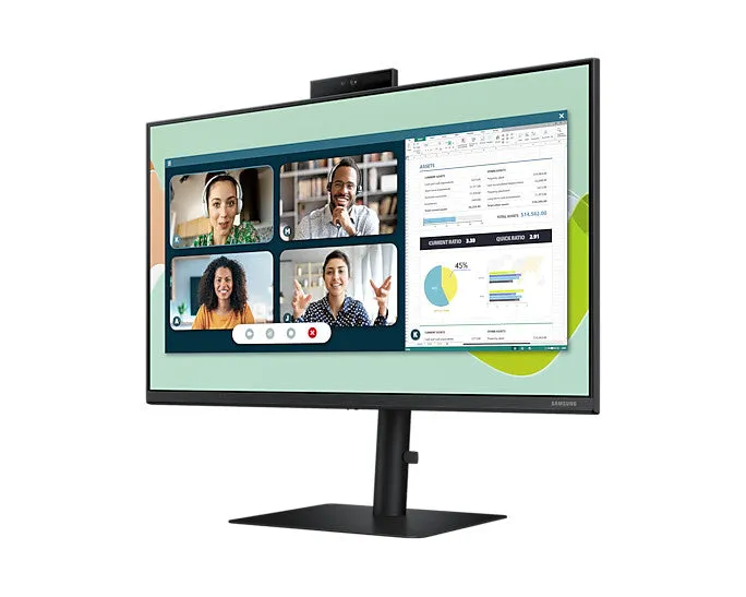 Samsung S24A400VEU 24" Full HD Monitor - 75Hz, 5ms, IPS, AMD FreeSync, Height Adjustable, Speakers, Black