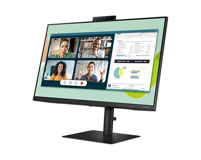 Samsung S24A400VEU 24" Full HD Monitor - 75Hz, 5ms, IPS, AMD FreeSync, Height Adjustable, Speakers, Black