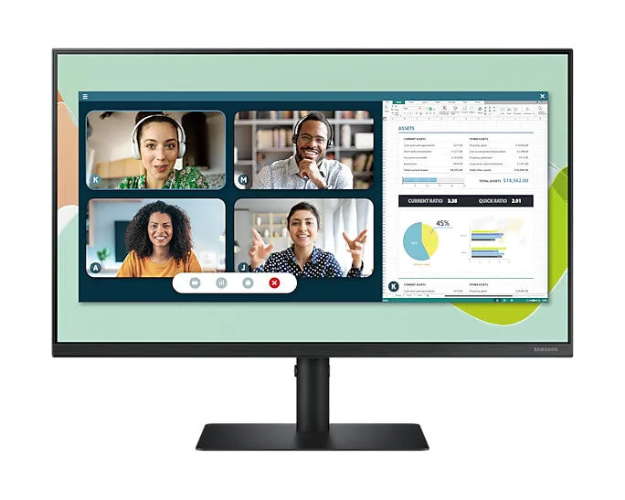 Samsung S24A400VEU 24" Full HD Monitor - 75Hz, 5ms, IPS, AMD FreeSync, Height Adjustable, Speakers, Black