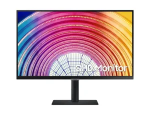 Samsung S27A600NWU 27" Quad HD Monitor - 75Hz, 5ms, IPS, AMD FreeSync, Height Adjustable, Black