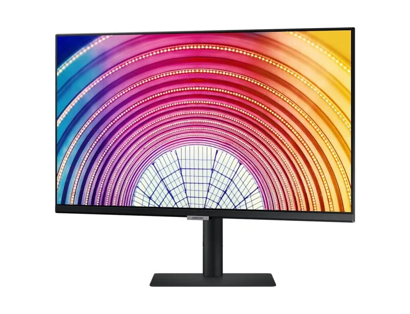 Samsung S27A600NWU 27" Quad HD Monitor - 75Hz, 5ms, IPS, AMD FreeSync, Height Adjustable, Black