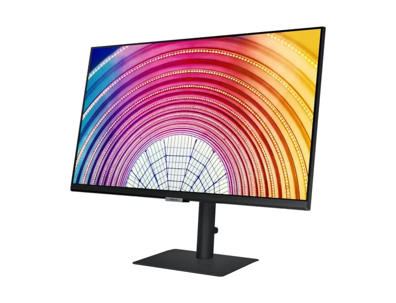 Samsung S27A600NWU 27" Quad HD Monitor - 75Hz, 5ms, IPS, AMD FreeSync, Height Adjustable, Black