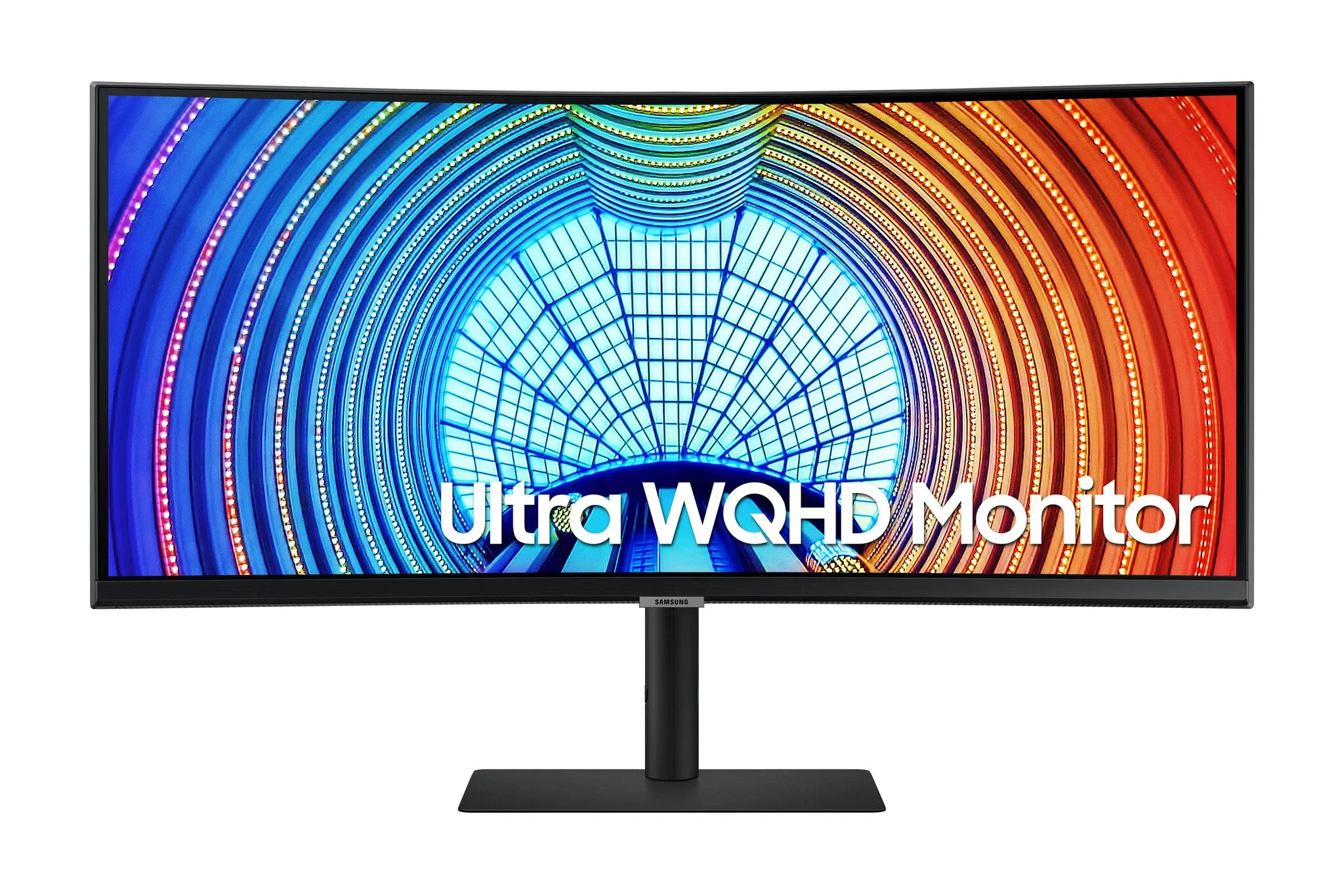 Samsung S65UA 34" UltraWide Quad HD Curved Monitor - 100Hz, 5ms, VA, AMD FreeSync, Height Adjustable, Speakers, Black