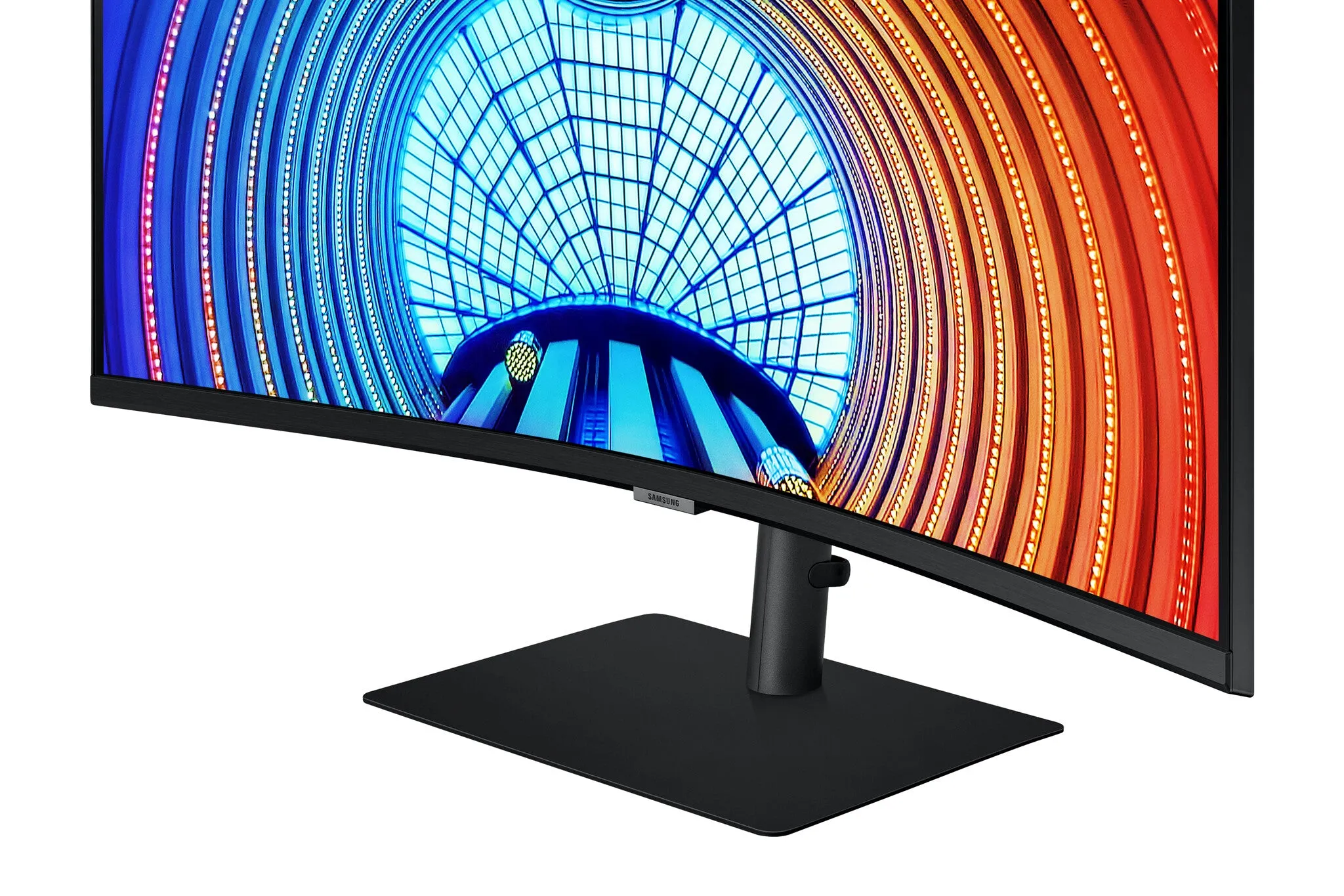 Samsung S65UA 34" UltraWide Quad HD Curved Monitor - 100Hz, 5ms, VA, AMD FreeSync, Height Adjustable, Speakers, Black