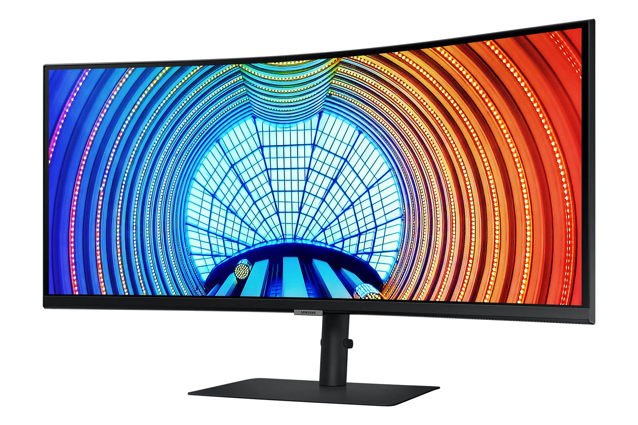 Samsung S65UA 34" UltraWide Quad HD Curved Monitor - 100Hz, 5ms, VA, AMD FreeSync, Height Adjustable, Speakers, Black