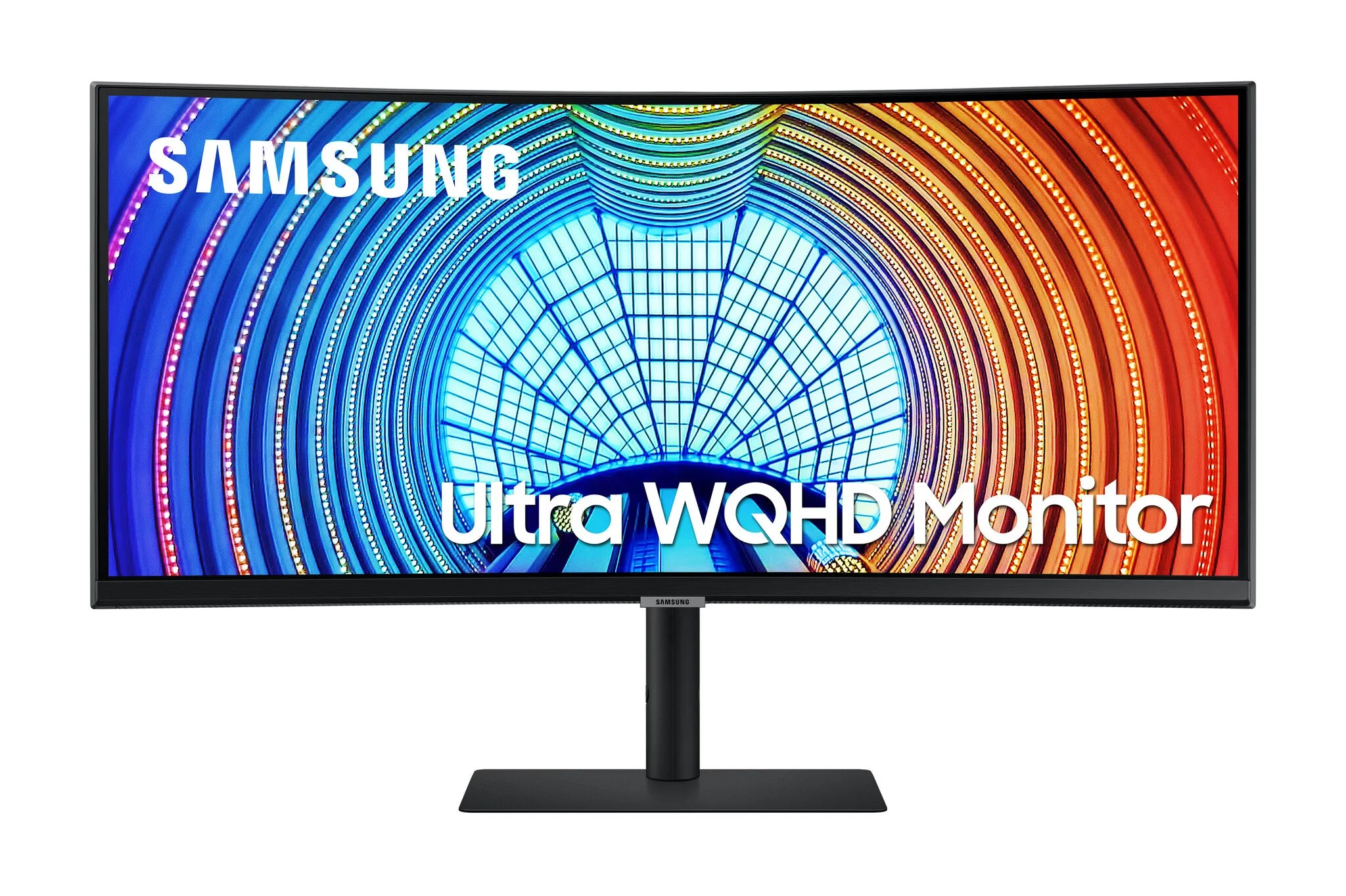 Samsung S65UA 34" UltraWide Quad HD Curved Monitor - 100Hz, 5ms, VA, AMD FreeSync, Height Adjustable, Speakers, Black