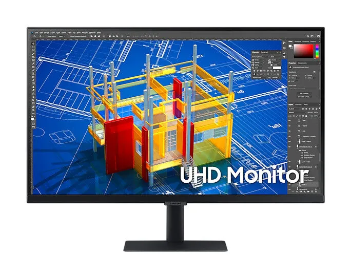 Samsung S70A 27" 4K Ultra HD Monitor - 60Hz, 5ms, IPS, Black