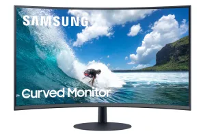 Samsung T55 LC32T550FDRXXU 32" Full HD Curved Monitor - 75Hz, 4ms, VA, AMD FreeSync, Speakers, Black