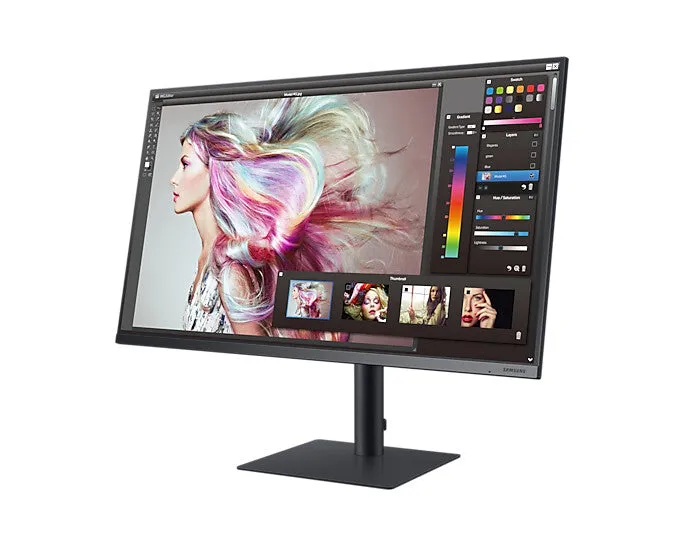 Samsung TU87F 32" 4K Ultra HD Monitor - 60Hz, 5ms, VA, Height Adjustable, Black