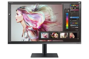 Samsung TU87F 32" 4K Ultra HD Monitor - 60Hz, 5ms, VA, Height Adjustable, Black