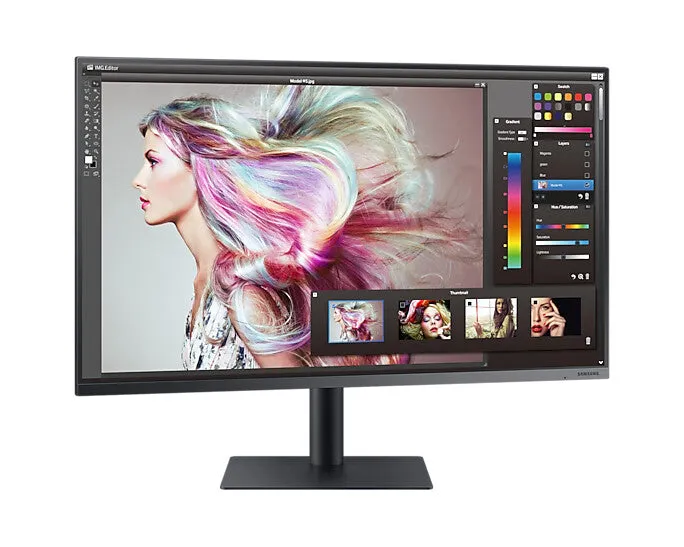 Samsung TU87F 32" 4K Ultra HD Monitor - 60Hz, 5ms, VA, Height Adjustable, Black
