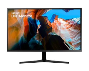 Samsung U32J590UQR 31.5" 4K Ultra HD Monitor - 60Hz, 4ms, VA, AMD FreeSync, Blue and Grey