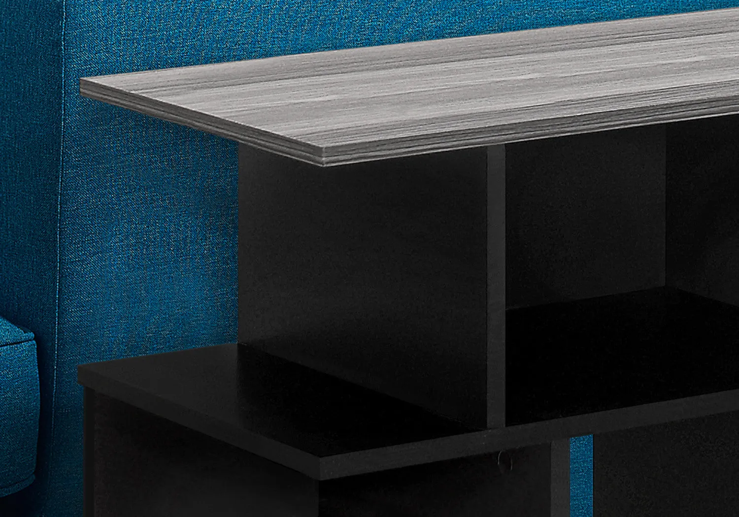 Seville Side Table - Black/Grey