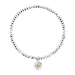 Sienna Wildflower Bracelet | Wildflower | Silver Plated