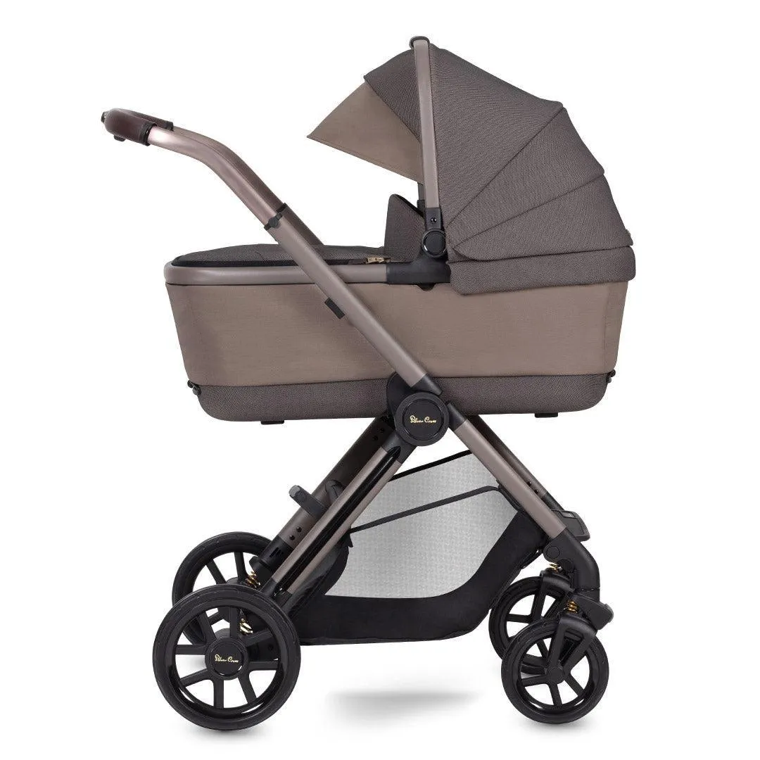 Silver Cross Reef First Bed Folding Carrycot - Earth