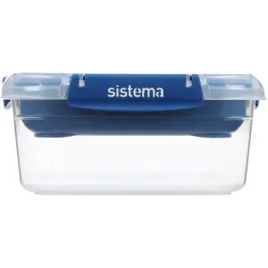 Sistema Ocean Blue Rectangle Stax To Go Lunch Box 2.2L