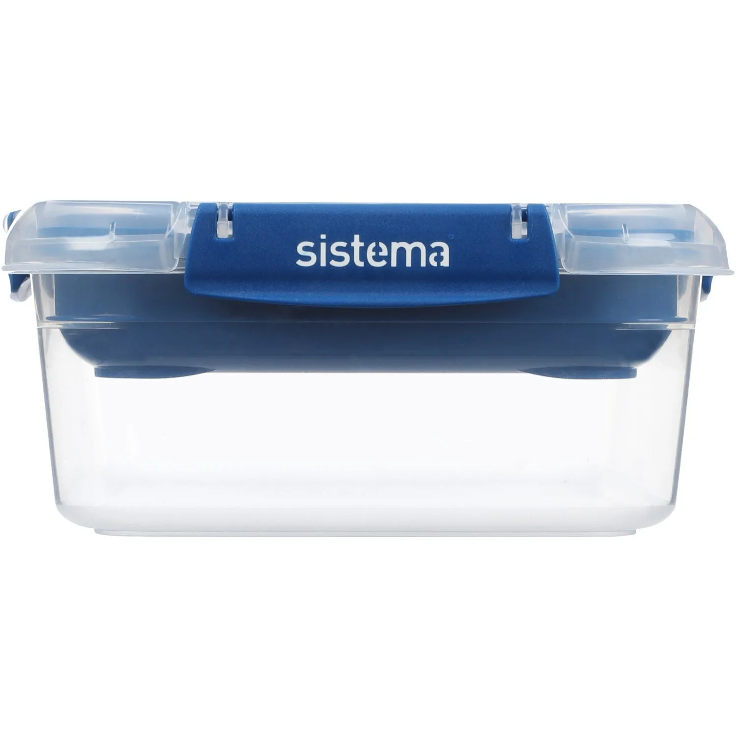 Sistema Ocean Blue Rectangle Stax To Go Lunch Box 2.2L